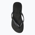 Women's Havaianas Slim black flip flops 6