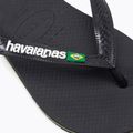 Havaianas Brasil Logo flip flops black H4110850 7