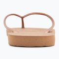 Women's Havaianas Slim flip flops rose gold 6