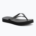 Women's Havaianas Slim Platform flip flops black