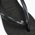 Women's Havaianas Slim Crystal Sw II flip flops black 7