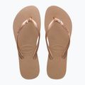 Women's Havaianas Slim Crystal Sw II flip flops rode gold 11