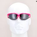 Bliz Hybrid Small pink/smoke silver mirror cycling goggles 52808-41 8