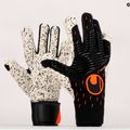 Uhlsport Speed Contact Supergrip+ Hn goalkeeper gloves black and white 101126101 9