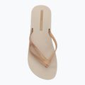 Women's flip-flops Ipanema Bossa Soft V beige/gold 5