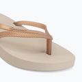Women's flip-flops Ipanema Bossa Soft V beige/gold 7
