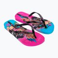 Women's flip-flops Ipanema Graffiti V pink/black/blue