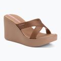Women's slides Ipanema High Fashion II Slide brown/glitter/pink