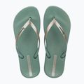 Women's flip-flops Ipanema Anat Connect II green/gold 2