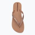 Women's flip-flops Ipanema Anatomica Lolita brown/glitter brown 5