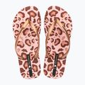 Women's flip-flops Ipanema Animal Print beige/gold 2