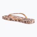 Women's flip-flops Ipanema Animal Print beige/gold 3