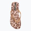 Women's flip-flops Ipanema Animal Print beige/gold 6