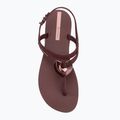 Women's sandals Ipanema Classic Dreamy burgundy/burgundy/metallic 5