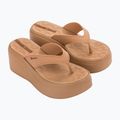Women's flip-flops Ipanema Solaris beige/beige/brown 2