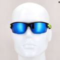 GOG Steno matt black/green/polychromatic white-blue cycling glasses E540-2 12