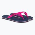 Ipanema Clas Brasil II women's flip flops in navy blue and pink 80408-20502 4