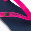 Ipanema Clas Brasil II women's flip flops in navy blue and pink 80408-20502 7