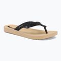 Ipanema Soul women's flip flops beige and black 26362-20837