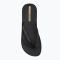 Women's Ipanema Bossa Soft V black flip flops 5