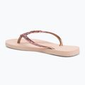 Women's Havaianas Slim Glitter II flip flops ballet rose / golden blush 3