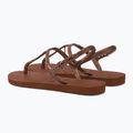 Havaianas Twist brown women's flip flops H4144756 3