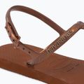 Havaianas Twist brown women's flip flops H4144756 7