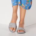 Women's slides Havaianas You Malta Metallic ice grey 14