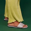 Women's slides Havaianas You Malta Metallic ice grey 15