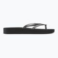 Women's Ipanema Bossa Soft V black/silver flip flops 2