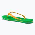 Men's Ipanema Clas Brasil II AD green/yellow flip flops 3