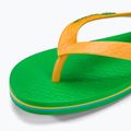 Men's Ipanema Clas Brasil II AD green/yellow flip flops 7