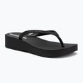 Women's Ipanema Mesh Chic Plat black/glitter black flip flops