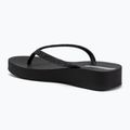 Women's Ipanema Mesh Chic Plat black/glitter black flip flops 3