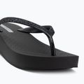 Women's Ipanema Mesh Chic Plat black/glitter black flip flops 7