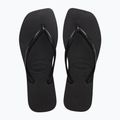 Women's Havaianas Slim Square flip flops black 3