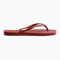 Women's Havaianas Square Logo Metallic mahogany flip flops 9