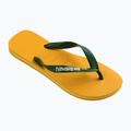 Havaianas Brasil Logo flip flops pop yellow 8