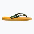 Havaianas Brasil Logo flip flops pop yellow 9