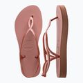 Women's Havaianas Luna Flatform crocus rose sandals 11