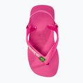 Havaianas Baby Brasil Logo II pink flux / white sandals 6