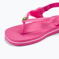 Havaianas Baby Brasil Logo II pink flux / white sandals 8