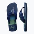 Men's Havaianas Urban Print indigo blue flip flops 11