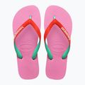 Havaianas Top Mix pink lemonade flip flops 10