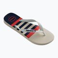 Havaianas Top Nautical flip flops white / white / navy blue 8