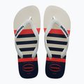 Havaianas Top Nautical flip flops white / white / navy blue 10