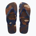 Men's Havaianas Top Camu dark brown flip flops 10