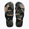 Men's Havaianas Top Camu green olive / black flip flops 10