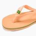 Havaianas Brasil Logo peach flip flops 7