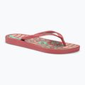 Women's Ipanema Anatomic Temas flip flops red/pink/green